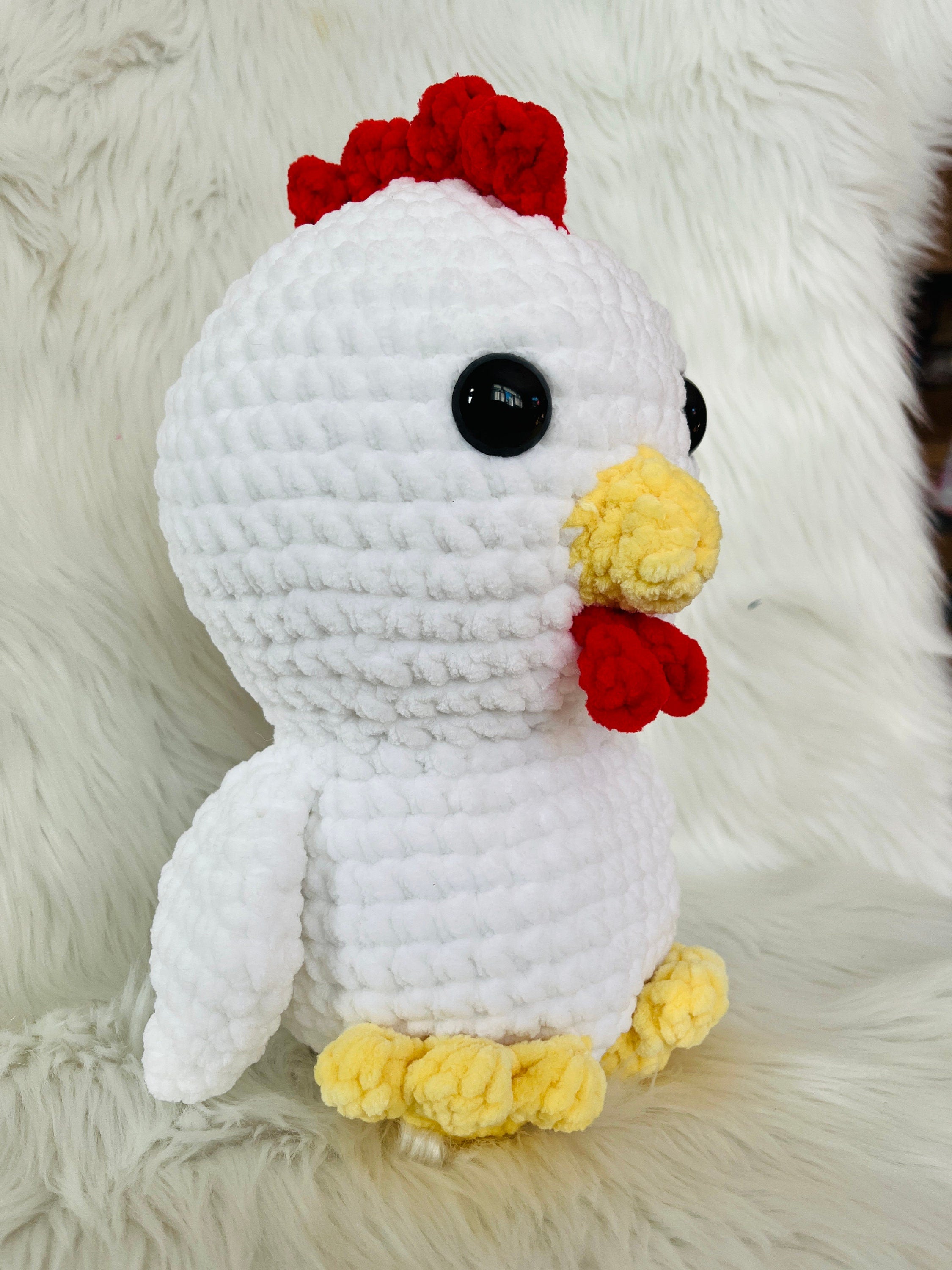Chicken Crochet Plushie | Personalized Amigurumi Gift