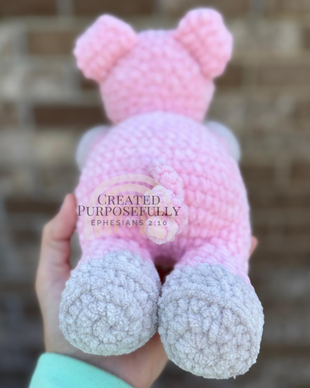Crochet Pig Pattern, Low Sew Amigurumi (Instant Download)