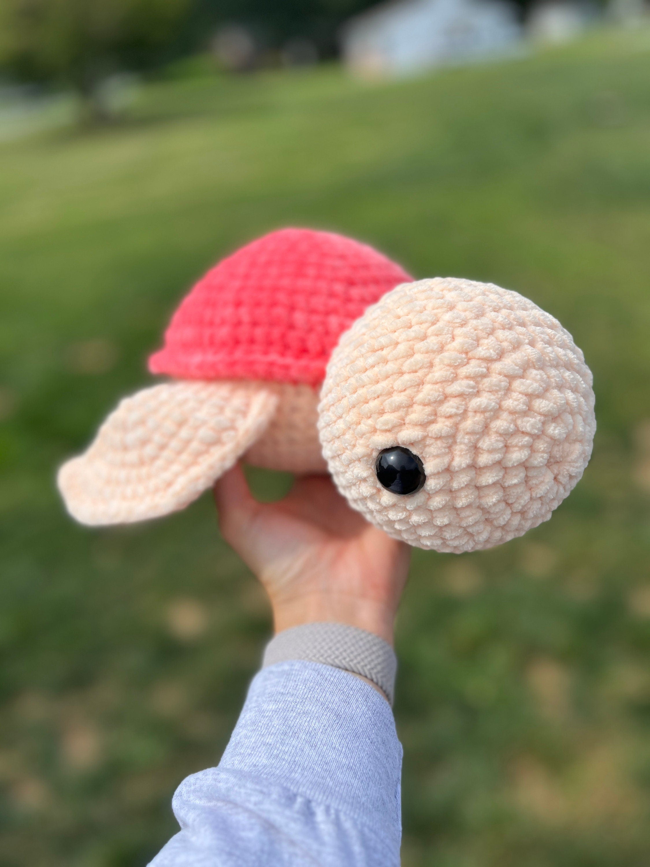 Sea Turtle Crochet Plushie | Soft Stuffed Amigurumi