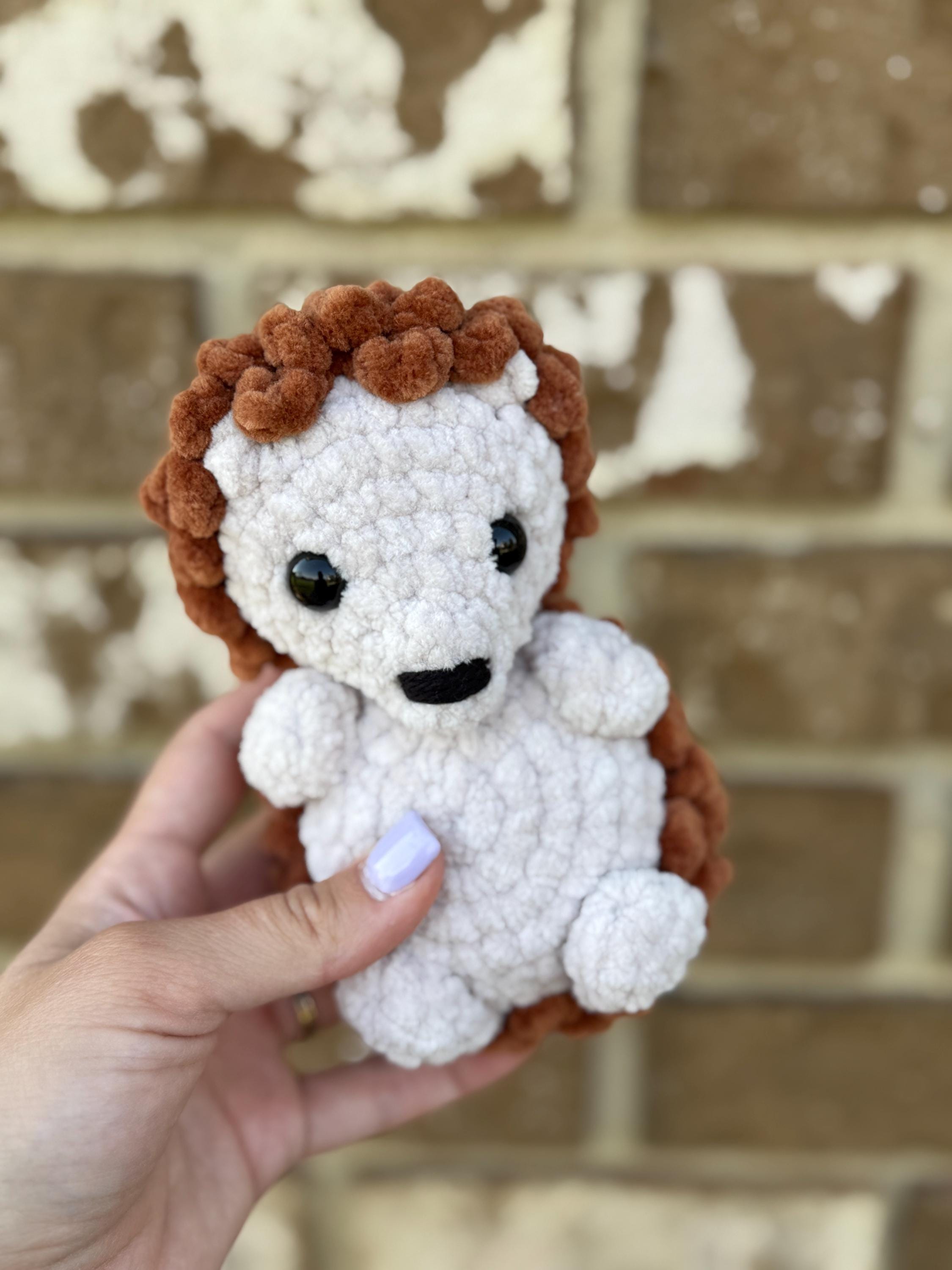 Hedgehog Handmade Crochet Plush • Custom Amigurumi, Nursery Decor