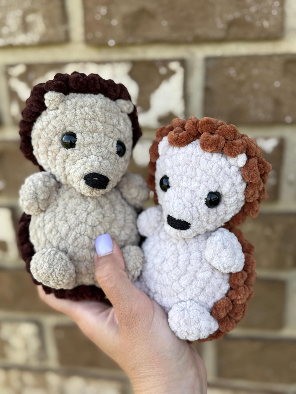 Hedgehog Handmade Crochet Plush • Custom Amigurumi, Nursery Decor