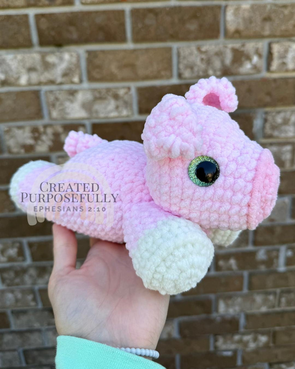 Crochet Pig Pattern, Low Sew Amigurumi (Instant Download)