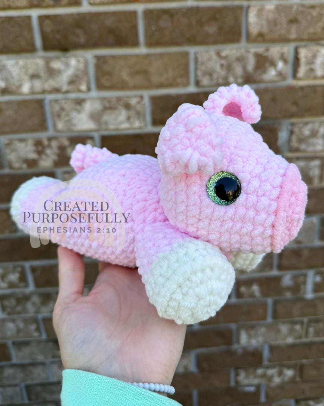Crochet Pig Pattern, Low Sew Amigurumi (Instant Download)