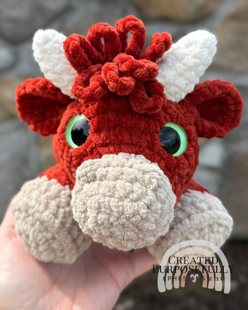 Crochet Cow Amigurumi Pattern, Low Sew Highland Cow (Instant Download)
