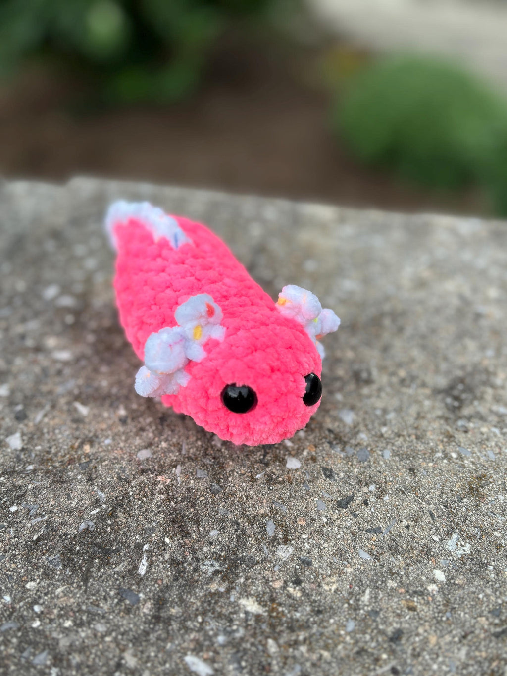 Axolotl Crochet Plushie | Soft Stuffed Amigurumi