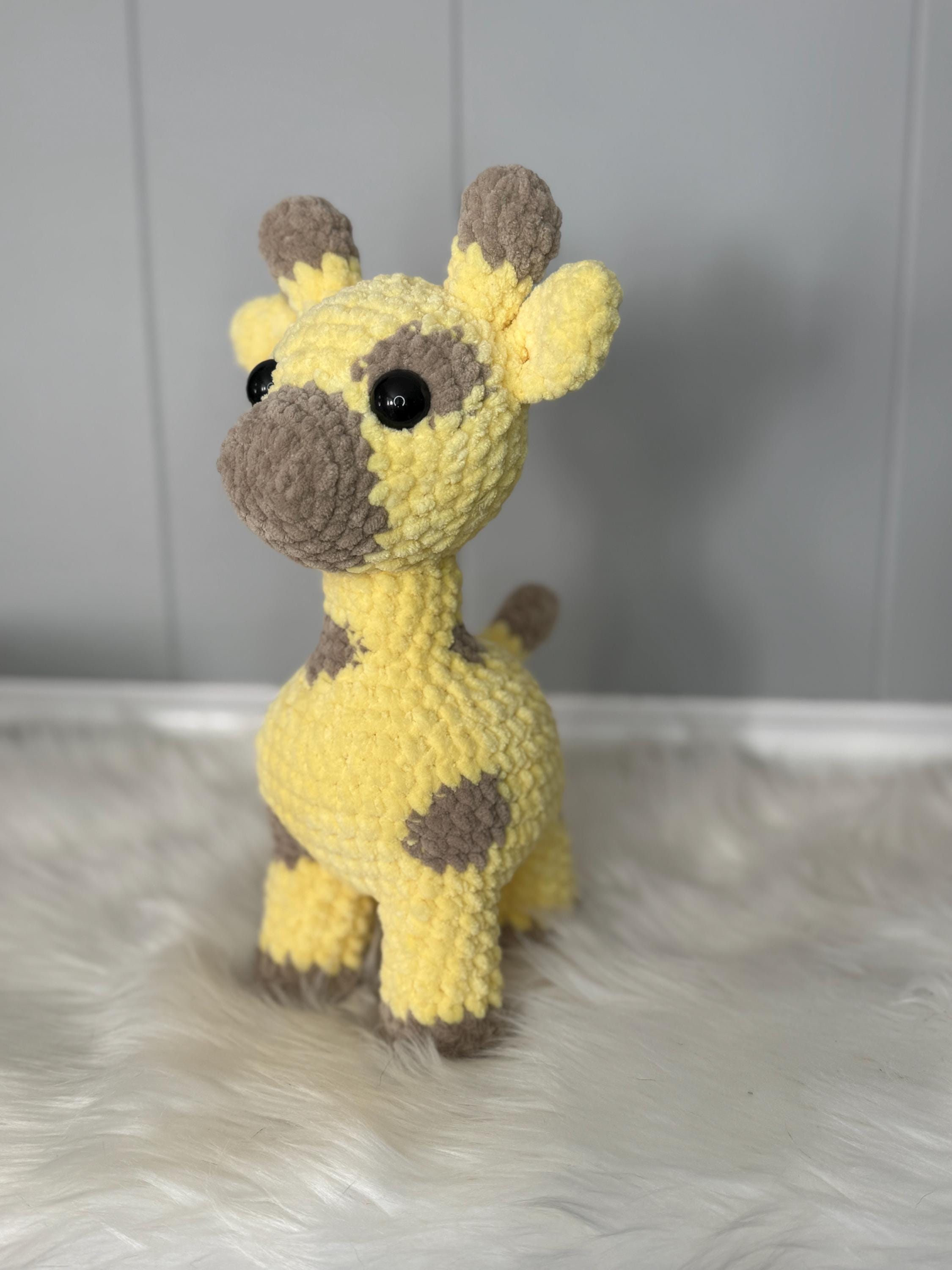 Giraffe Handmade Crochet Plush • Custom Amigurumi, Nursery Decor