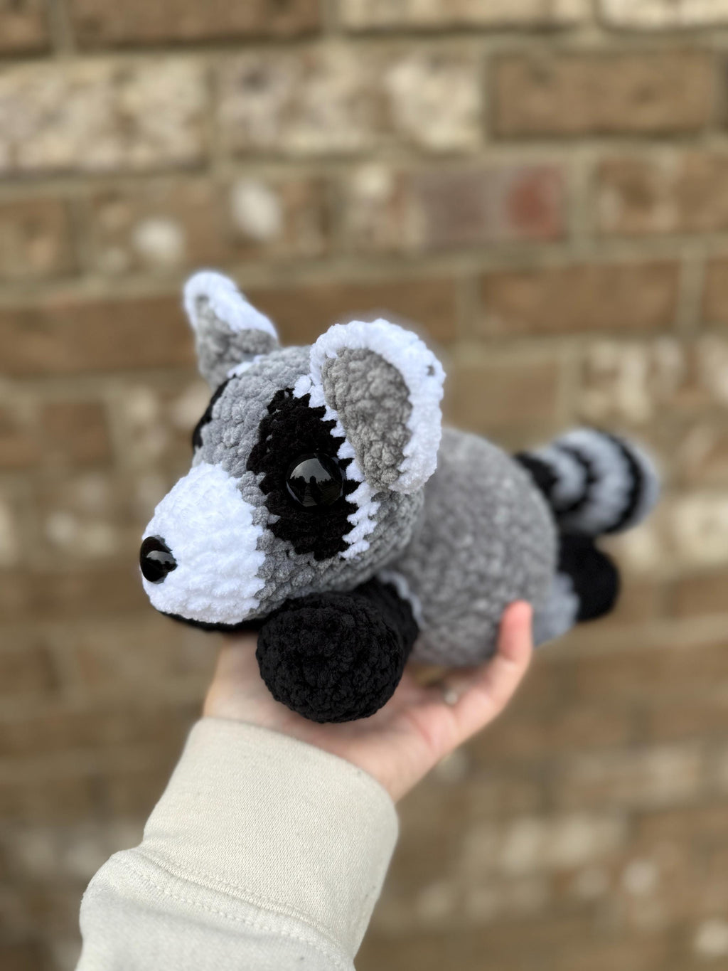 Fox, Wolf, and Raccoon Crochet Amigurumi Pattern (Digital Download)