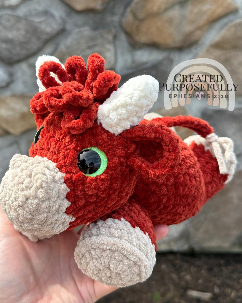 Crochet Cow Amigurumi Pattern, Low Sew Highland Cow (Instant Download)