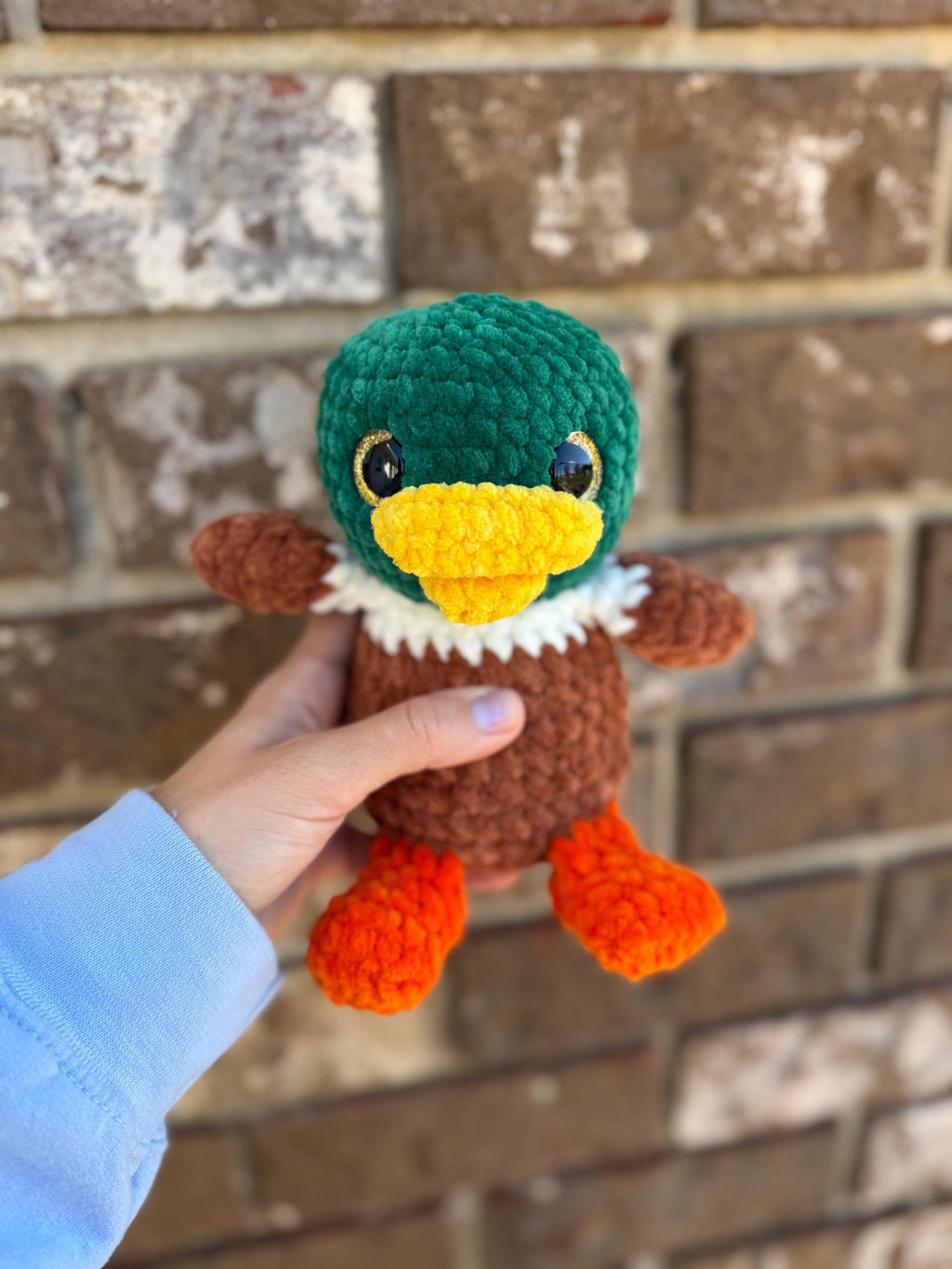 Mallad Duck Crochet Plushie - Handmade Duck Amigurumi Toy