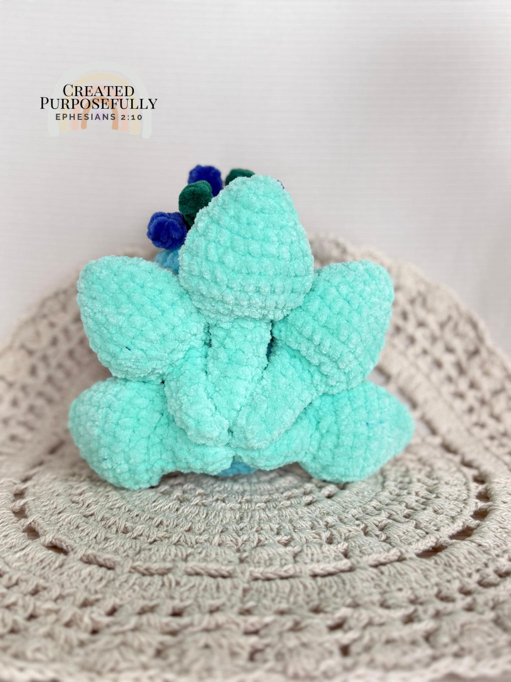 Peacock Crochet Plush, Stuffed Amigurumi