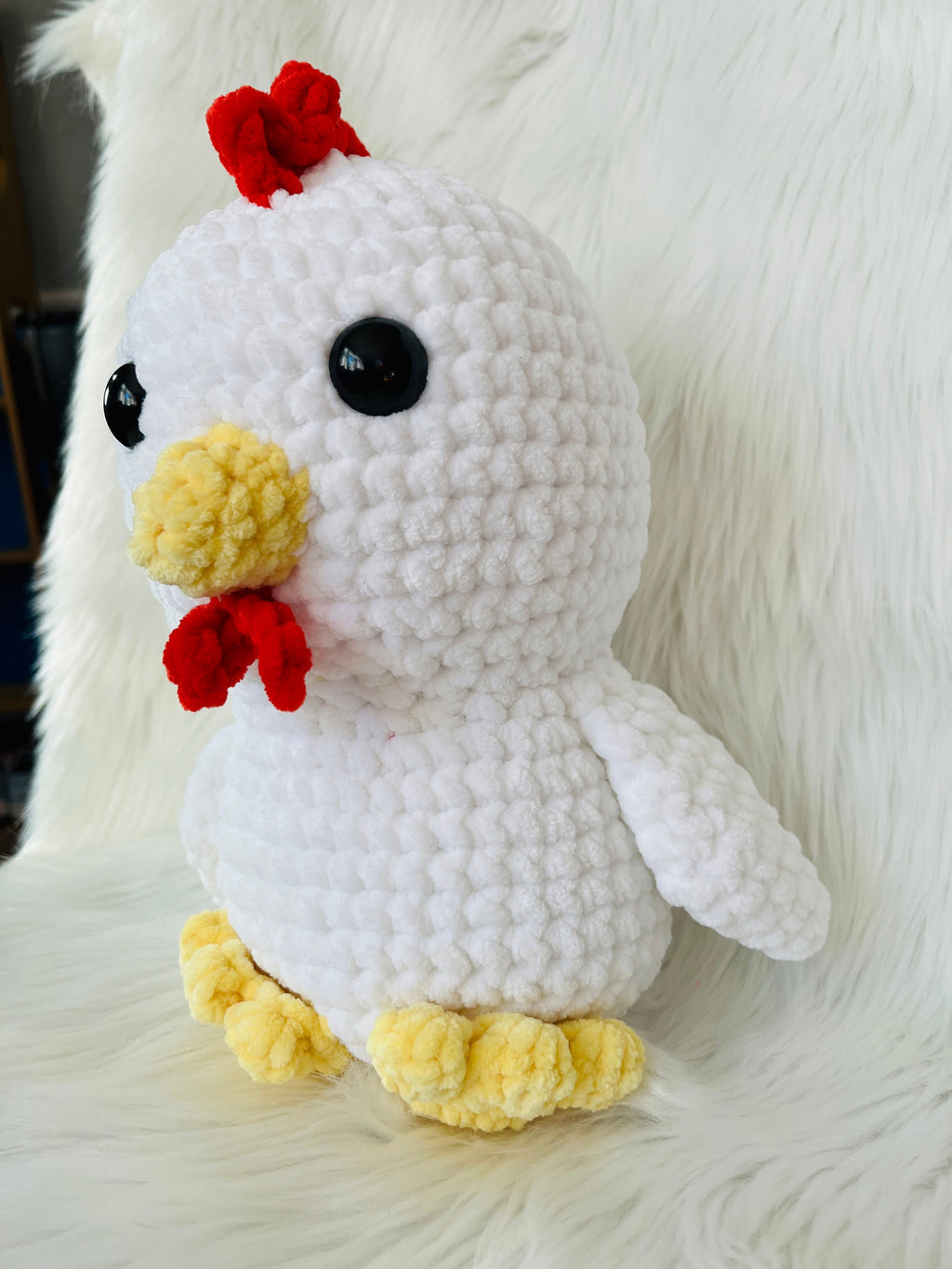 Chicken Crochet Plushie | Personalized Amigurumi Gift