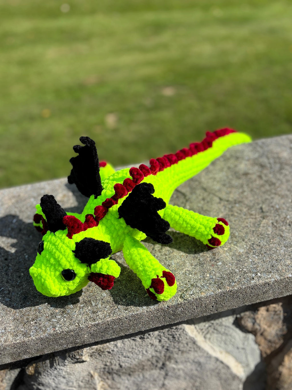 Dragon Handmade Crochet Plush • Custom Amigurumi, Nursery Decor